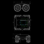 Waveshare WAVE ROVER Telaio robot mobile 4WD con ESP32
