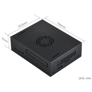 Custodia in metallo Waveshare 25311 per scheda VisionFive2, con ventola di raffreddamento