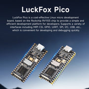 Scheda di sviluppo micro Linux Waveshare LuckFox Pico RV1103, without Header, with Header