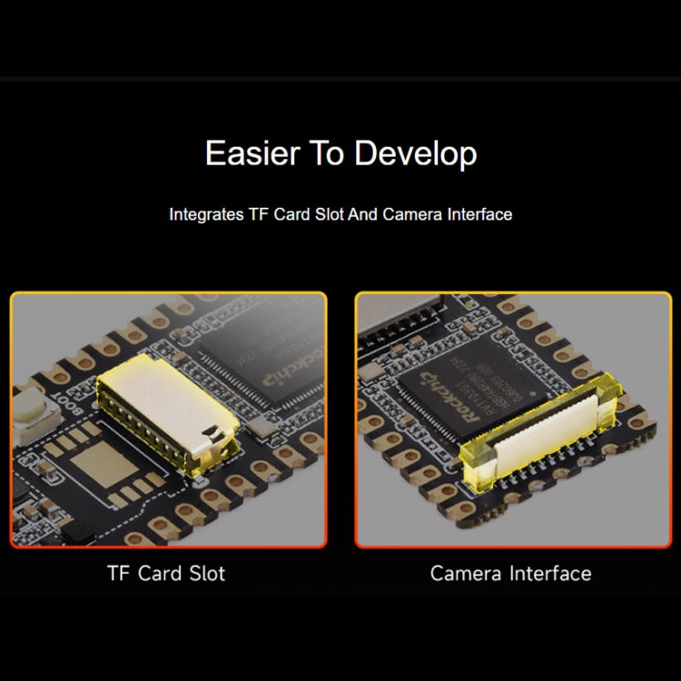 Scheda di sviluppo micro Linux RV1103 Cortex-A7 8x5 cm