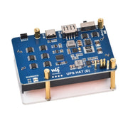 Waveshare 25567 per Raspberry Pi UPS HAT (D), connettore Pogo Pin, senza batteria