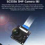 Modulo fotocamera Waveshare SC3336 3MP 1/2,8" F2.0
