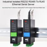 Waveshare server seriale Ethernet RS232 RS485 RJ45
