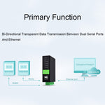 Waveshare server seriale Ethernet RS232 RS485 RJ45