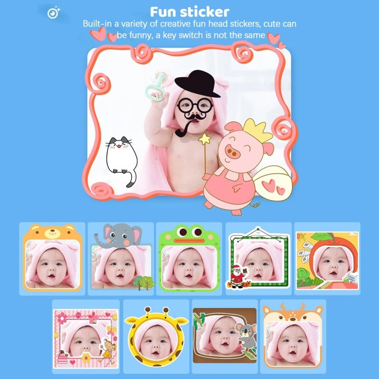 Fotocamera digitale per bambini con zoom 16X e video 2,7K