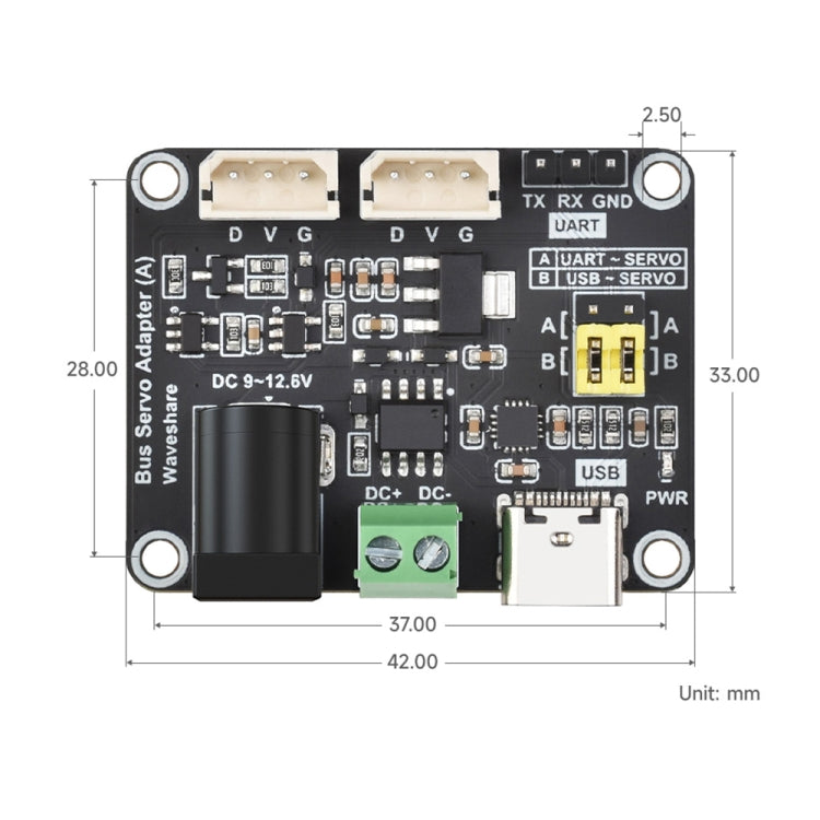 Scheda servo driver per bus seriale Waveshare 25514
