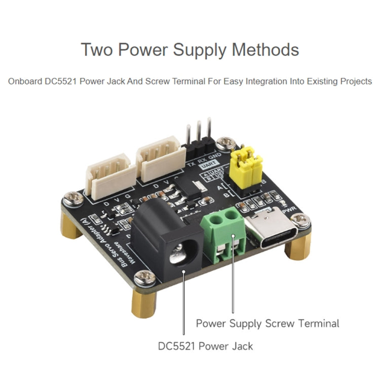 Scheda servo driver per bus seriale Waveshare 25514