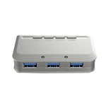 MB-103 USB 3.1 HUB drive-free a tre porte + scheda audio 7.1 Voice Changer Docking station ad alta velocità, lunghezza cavo: 1,2 m