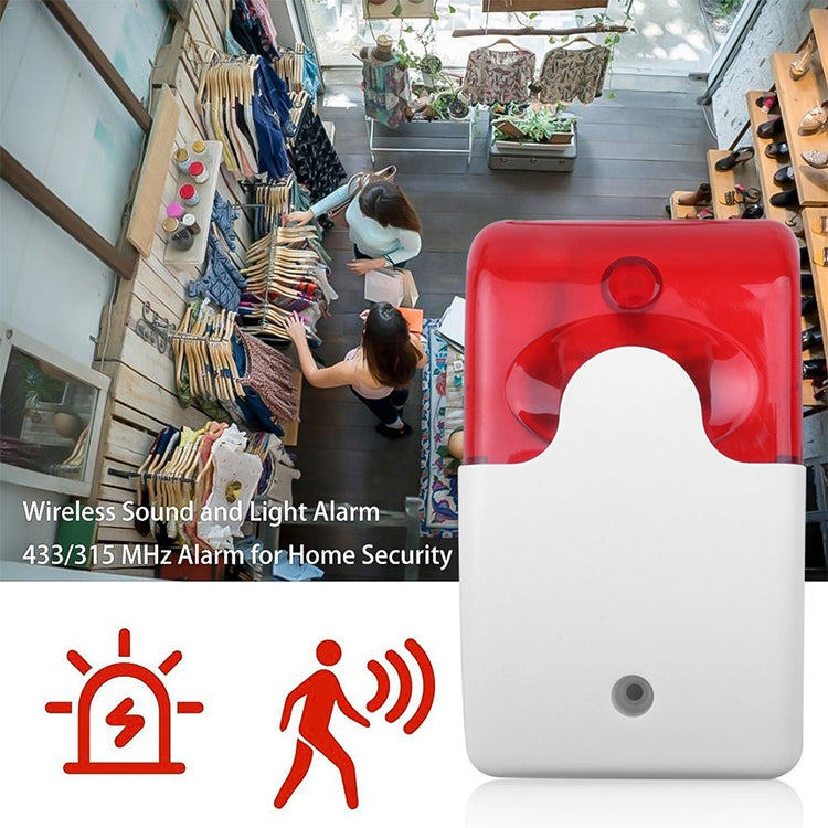 Allarme sonoro e luminoso IP45 12/24/220V per emergenze