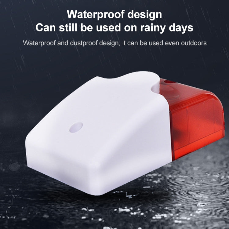 Allarme sonoro e luminoso IP45 12/24/220V per emergenze