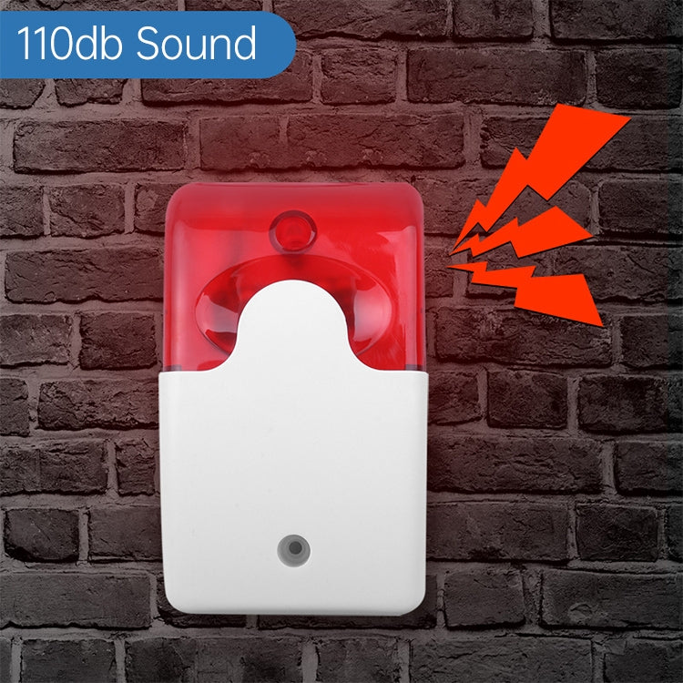 Allarme sonoro e luminoso IP45 12/24/220V per emergenze