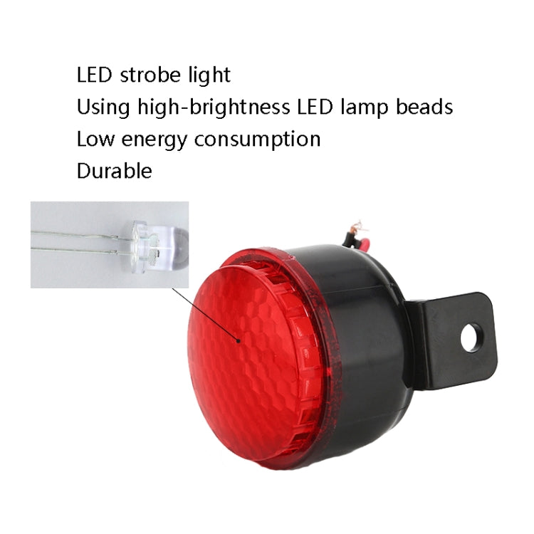 2 PCS BC-3K 5-24V Allarme sonoro e luminoso industriale Allarme luminoso per motocicletta