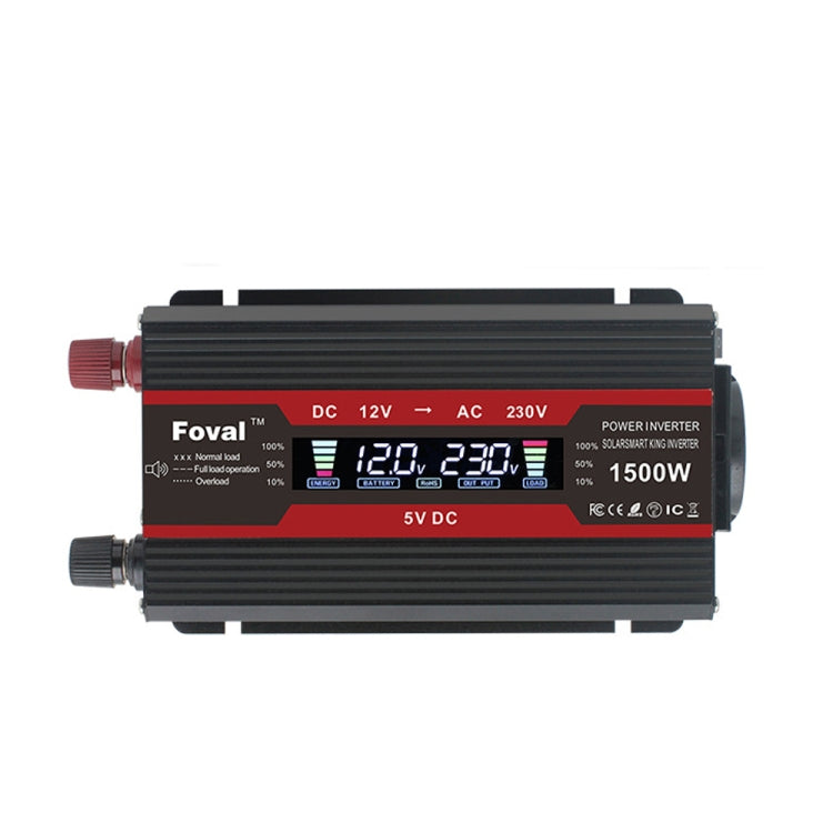 LCD Smart Home Car Inverter da 12V a 220V Convertitore di alimentazione, 1500W, 2000W, 2600W, 3000W