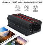 LCD Smart Home Car Inverter da 12V a 220V Convertitore di alimentazione, 1500W, 2000W, 2600W, 3000W