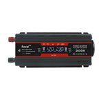 LCD Smart Home Car Inverter da 12V a 220V Convertitore di alimentazione, 1500W, 2000W, 2600W, 3000W