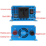 Inverter solare a onda sinusoidale pura LVYUAN 2000W per auto, 12V To 220V, 24V To 220V, 48V To 220V, 60V To 220V, 72V To 220V, 12V To 220V EU Plug, 12V To 220V UK Plug, 12V To 220V AU Plug, 12V To 110V US Plug
