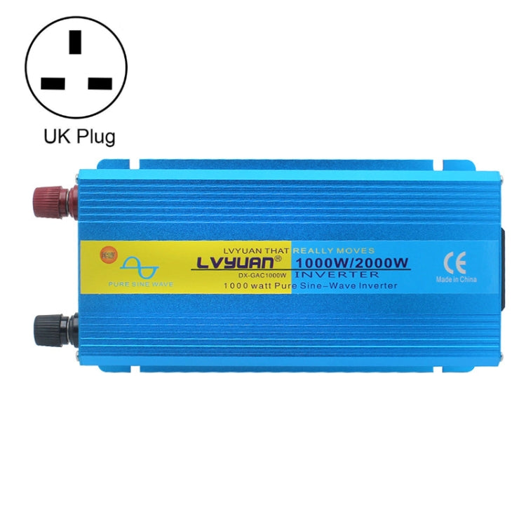Inverter solare a onda sinusoidale pura LVYUAN 2000W per auto, 12V To 220V, 24V To 220V, 48V To 220V, 60V To 220V, 72V To 220V, 12V To 220V EU Plug, 12V To 220V UK Plug, 12V To 220V AU Plug, 12V To 110V US Plug