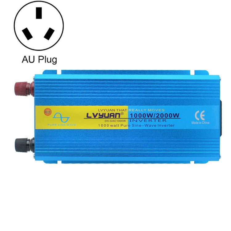 Inverter solare a onda sinusoidale pura LVYUAN 2000W per auto, 12V To 220V, 24V To 220V, 48V To 220V, 60V To 220V, 72V To 220V, 12V To 220V EU Plug, 12V To 220V UK Plug, 12V To 220V AU Plug, 12V To 110V US Plug