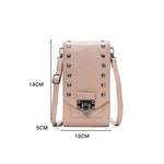 Borsa diagonale a spalla da donna con borsa per telefono cellulare a diamante F835