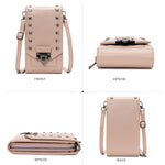 Borsa diagonale a spalla da donna con borsa per telefono cellulare a diamante F835
