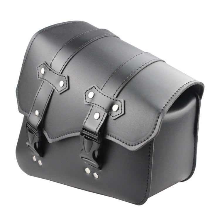 Borsa laterale per motocicletta Borsa da ciclismo in pelle per borsa laterale triangolare a demolizione rapida, Side Box Package