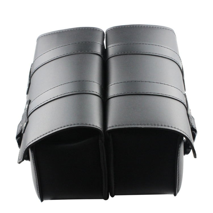 Borsa laterale per motocicletta Borsa da ciclismo in pelle per borsa laterale triangolare a demolizione rapida, Side Box Package