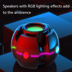 Altoparlante Bluetooth wireless giroscopio con luce RGB