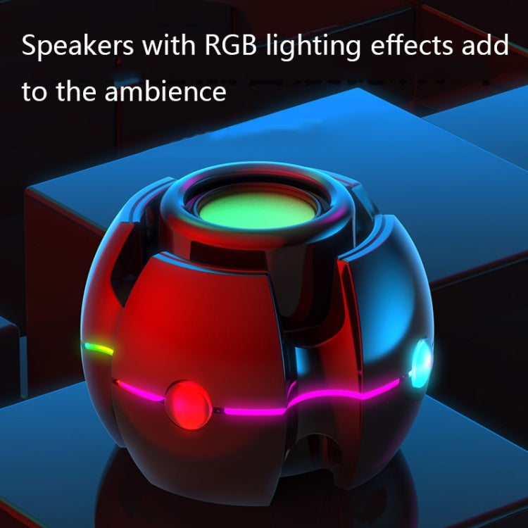 Altoparlante Bluetooth wireless giroscopio con luce RGB
