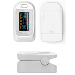 JZ-133R Pulsossimetro da dito Monitor della saturazione dell'ossigeno nel sangue a dito, Black, White