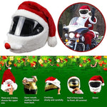 Casco da motociclista Cappello natalizio Copri casco da Babbo Natale pazzo divertente all'aperto, Helmet Christmas Hat