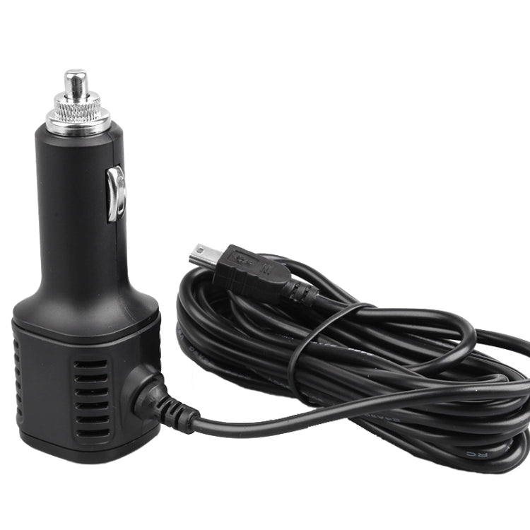 Caricabatteria per auto H519 Registratore di guida Cavo di alimentazione Dual USB con linea di ricarica del display, specifica:, Mini Straight, Mini Right Elbow, Mini Left Elbow, Micro Straight, Micro Left Elbow, Micro Right Elbow