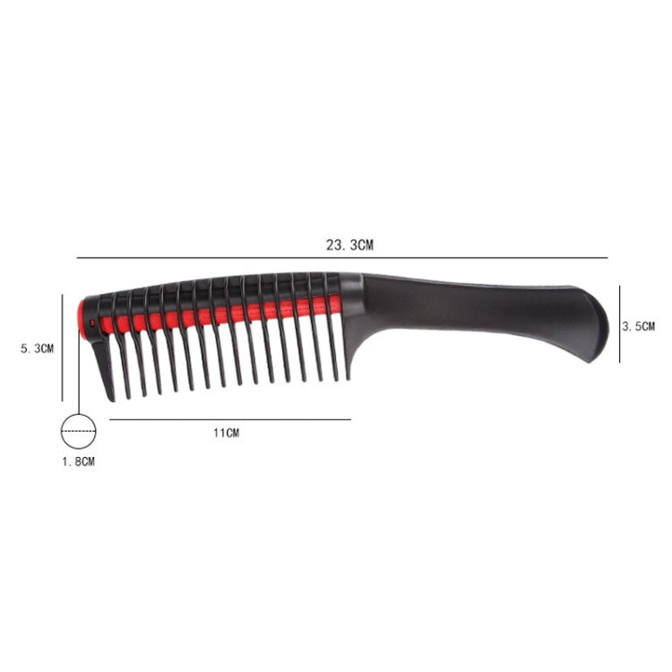 2 PCS 0089 Parrucchiere Tintura per capelli Spazzola per acconciature Rotolamento Cuore Capelli lisci Pettine Spazzolatura Strumenti per parrucchieri