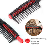 2 PCS 0089 Parrucchiere Tintura per capelli Spazzola per acconciature Rotolamento Cuore Capelli lisci Pettine Spazzolatura Strumenti per parrucchieri