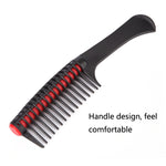 2 PCS 0089 Parrucchiere Tintura per capelli Spazzola per acconciature Rotolamento Cuore Capelli lisci Pettine Spazzolatura Strumenti per parrucchieri