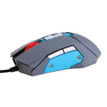 9 tasti 1600 DPI Office Game Mouse di programmazione macro vocale ad attivazione vocale USB, lunghezza cavo: 2 m, MOS9A, MOS9T