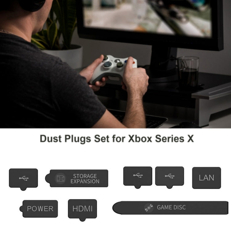 Set tappi antipolvere in silicone per Xbox Series S e X