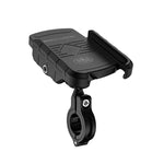 Staffa per telefono cellulare con ricarica wireless per moto M9 Staffa per navigazione per telefono cellulare con ricarica rapida da 15 W, M9 (Black), M9 (Blue), M9 (Red), M9 (Gray)