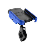 Staffa per telefono cellulare con ricarica wireless per moto M9 Staffa per navigazione per telefono cellulare con ricarica rapida da 15 W, M9 (Black), M9 (Blue), M9 (Red), M9 (Gray)