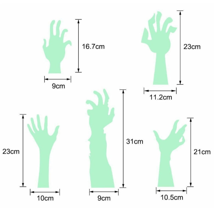 KS-58 Adesivo murale autoadesivo braccio luminoso camera da letto soggiorno, Luminous Arm