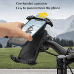 H18 Staffa per telefono cellulare per bicicletta Operazione con una sola mano per moto Telaio di navigazione per telefono cellulare, H18