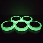5 Rotoli Decorazioni per la casa Battiscopa Striscia luminosa Adesivo fluorescente di avvertimento di passaggio sicuro, 2cmx100cm