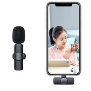 Microfono wireless lavalier per smartphone 8 Pin e Type C