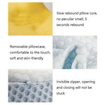 P10 Memory Foam Cuscino a rimbalzo lento Cuscino per collo Memory Foam, 60 x 43 x 11cm