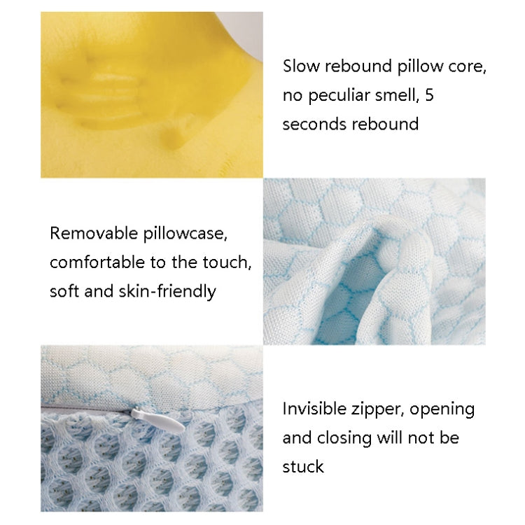 P10 Memory Foam Cuscino a rimbalzo lento Cuscino per collo Memory Foam, 60 x 43 x 11cm