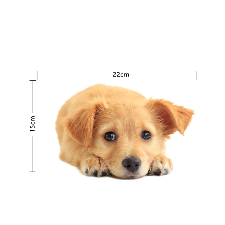 Adesivi per auto per cani di simulazione 3D Adesivi per auto con protezione solare a prova di pioggia Adesivi per decorazioni per la rasatura dei graffi, Style 1 Small, Style 2 Small, Style 3 Small, Style 4 Small, Style 5 Small, Style 1 Large          ...