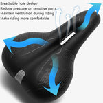 BG-1147 Comodo cuscino per bicicletta Sedile per ciclismo Sella per mountain bike, Small, Medium, Large