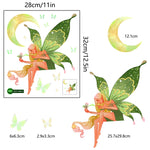ZSZ1198B Luce notturna Luna Farfalla Adesivi murali Camera dei bambini Camera da letto Adesivi murali decorativi semplici, Night Light Moon Butterfly