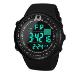SYNOKE 8209 Sport multifunzionale Nuoto Orologio elettronico da uomo con allarme luminoso impermeabile