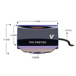 Voltmetro digitale per moto 8-150V con display LED