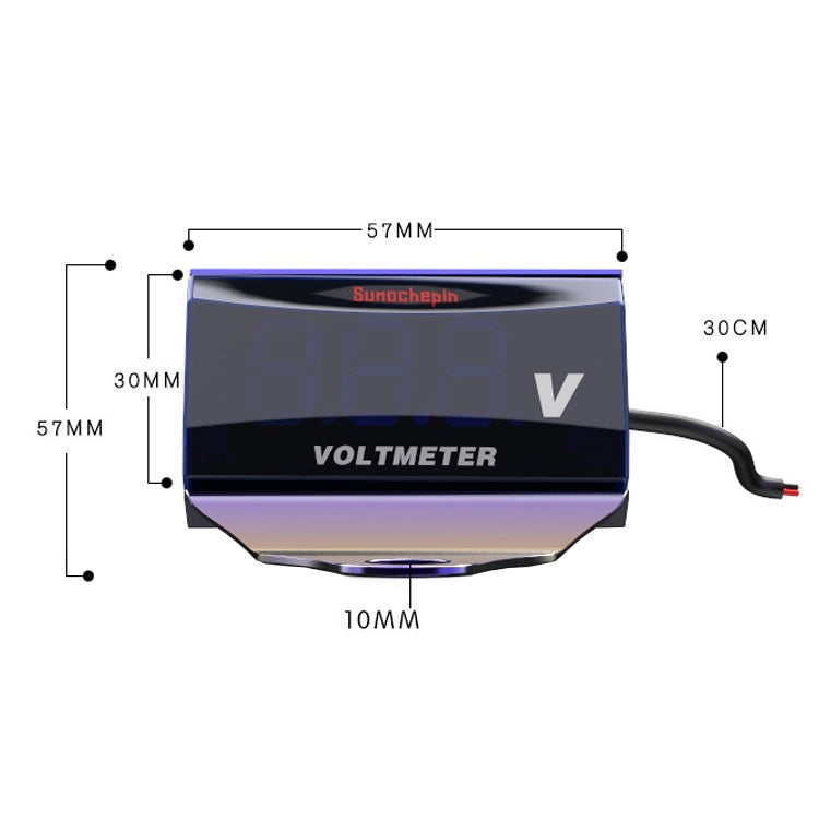 Voltmetro digitale per moto 8-150V con display LED